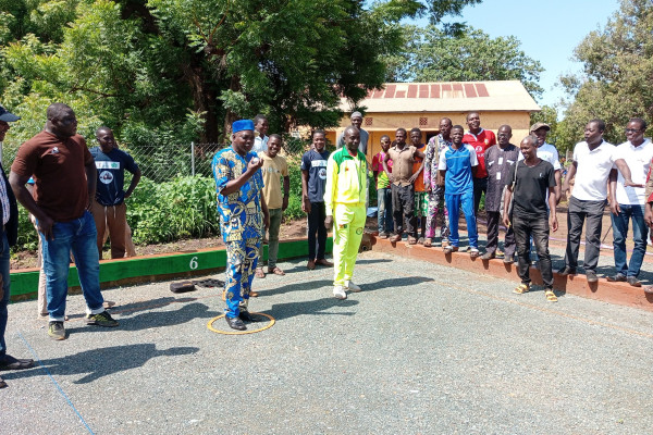 Tanguiéta inaugure un boulodrome communal et lance un tournoi de pétanque